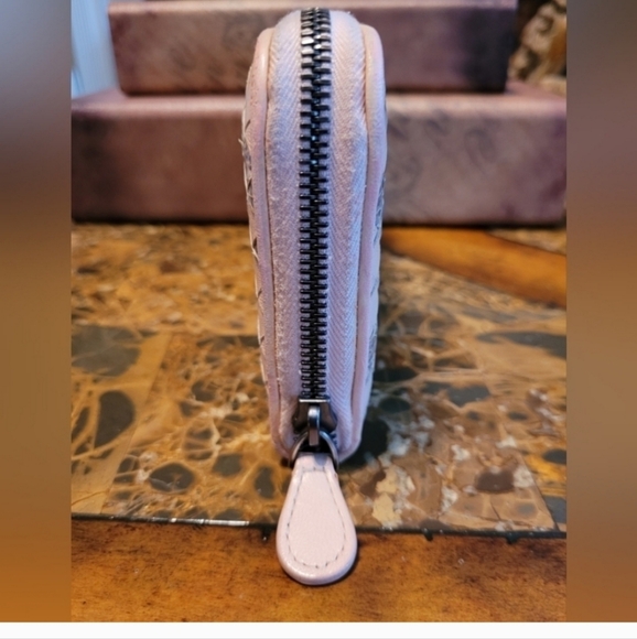 Bottega Venetta Snake and leather wallet - Picture 4 of 11